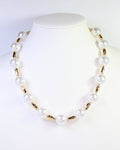 Caroline Hill Beaufort Pearl Gold Necklace