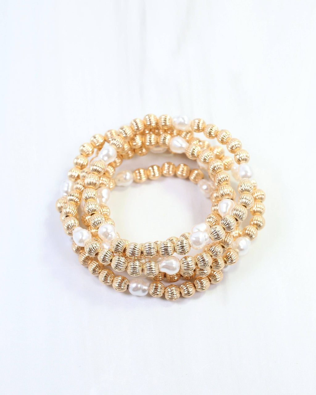 Caroline Hill Cambria Gold Bracelet Set
