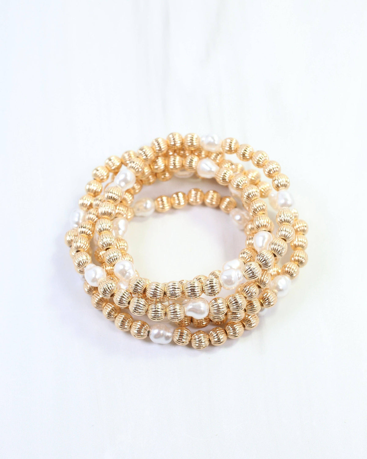 Caroline Hill Cambria Gold Bracelet Set