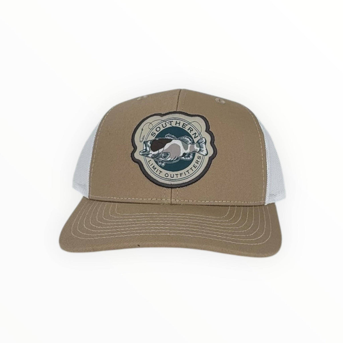 Southern Limit Camo Bass Hat Tan