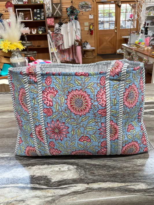 Periwinkle Quilted Bag