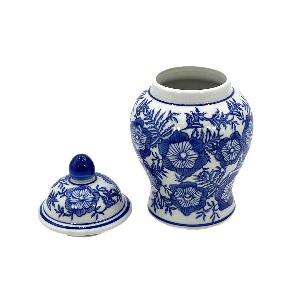 Chinoiserie Pink Decorative Ginger Jar 8"