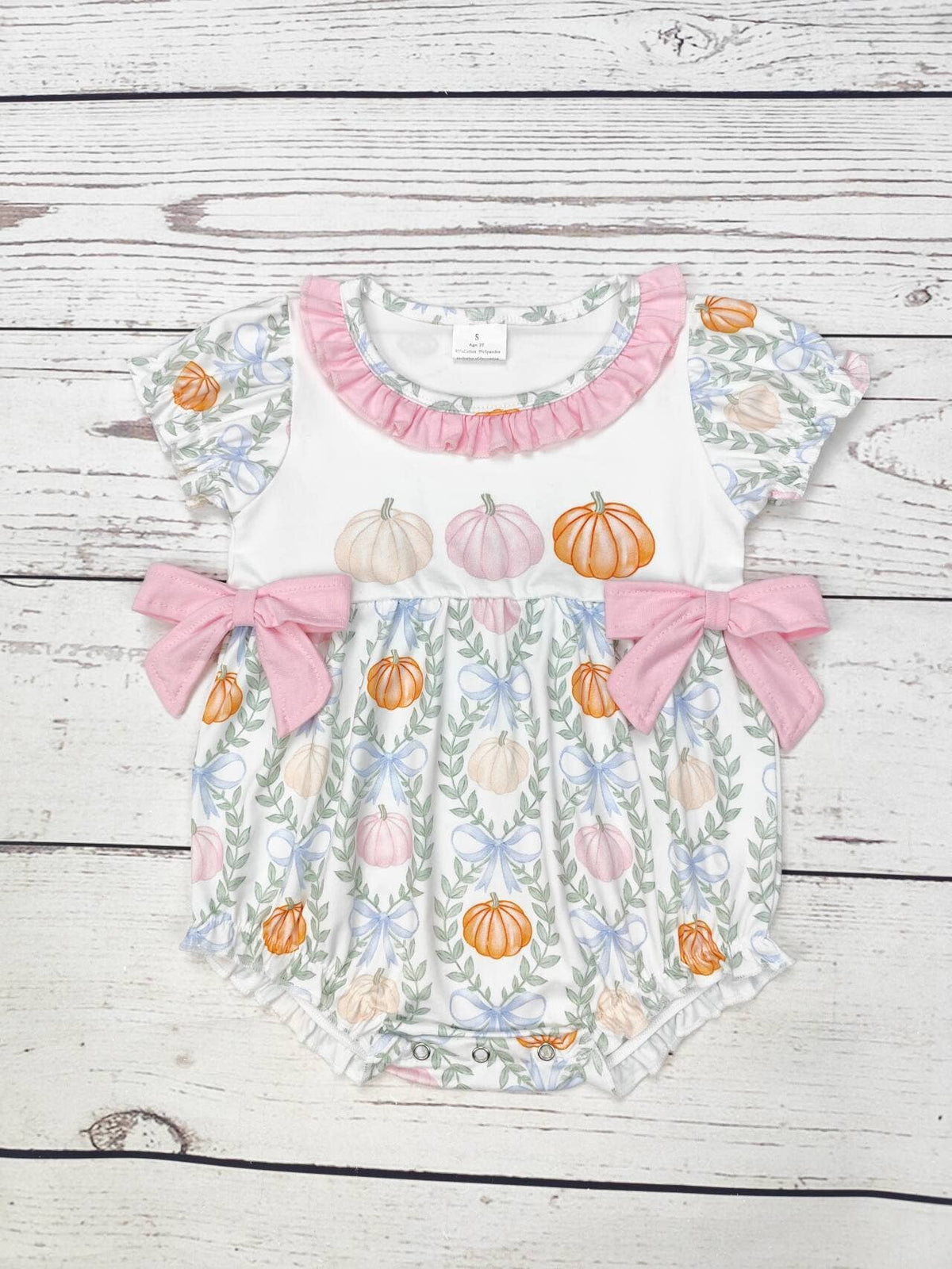 Pumpkin Print Baby Bubble