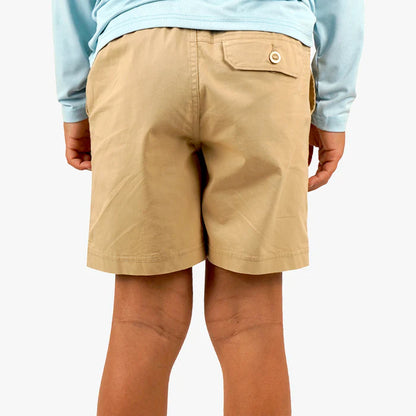 Youth AFTCO Landlocked Shorts Dark Sand