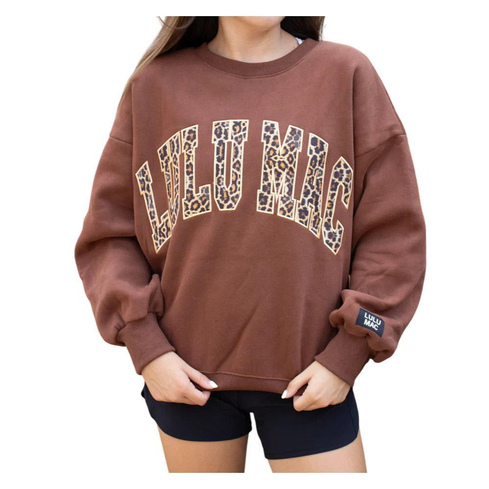 LuLu Mac Sweatshirt Leopard/Brown