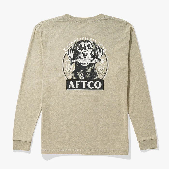 Youth AFTCO LS Tee On The Road Sand