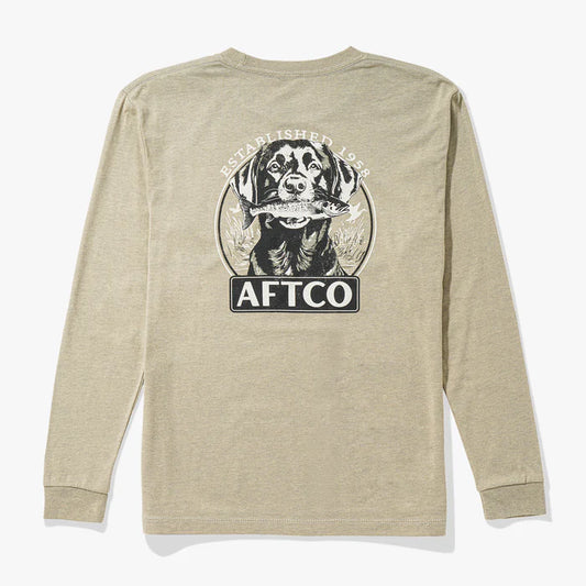 Youth AFTCO LS Tee On The Road Sand