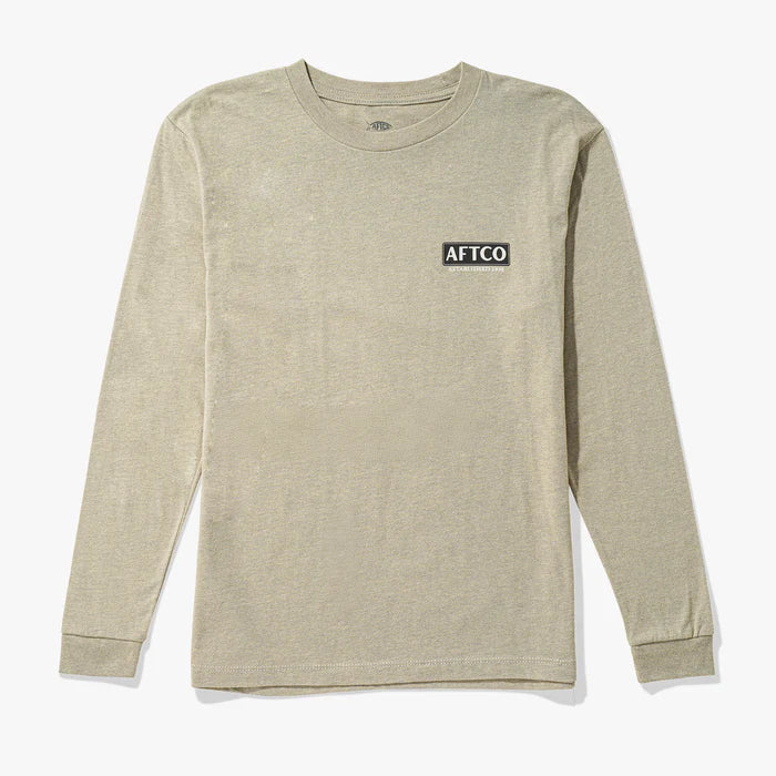 Youth AFTCO LS Tee On The Road Sand