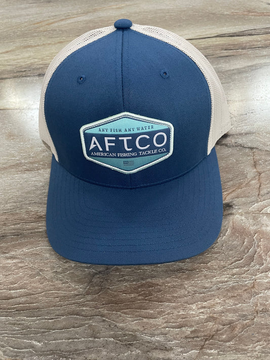 AFTCO Hat Transfer Trucker Navy
