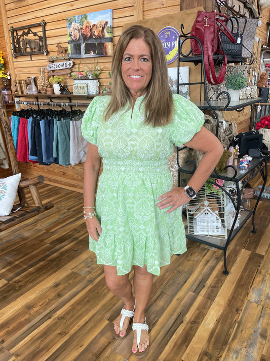 Eyelet Dress