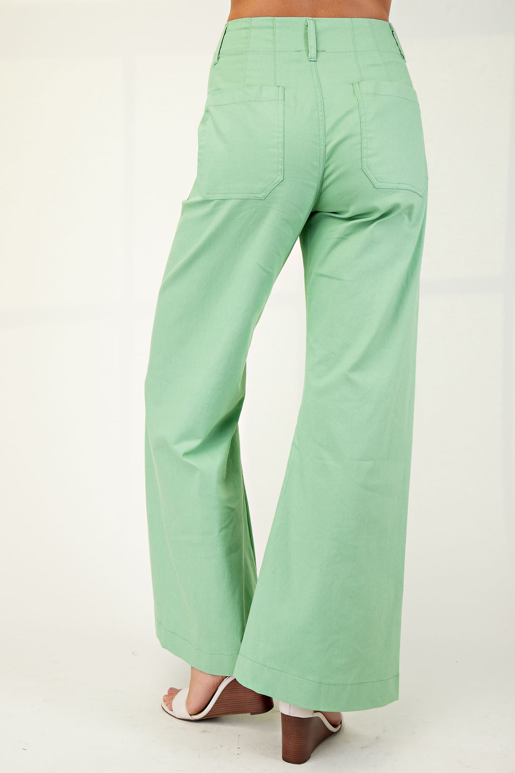 Flared Pants, Emerald