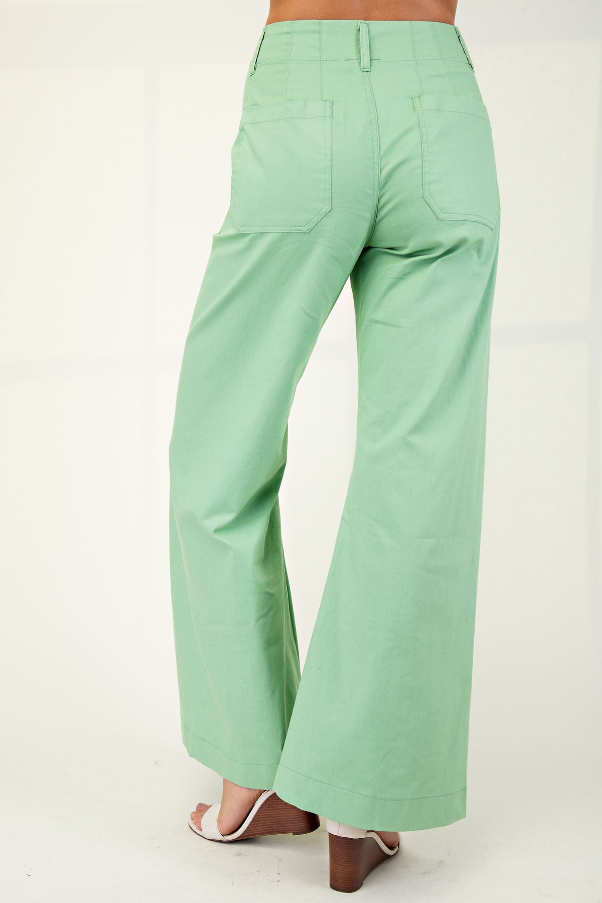 Flared Pants, Emerald
