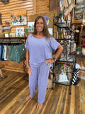 Plus Soft Ribbed Purple Set