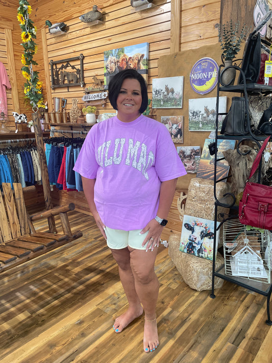 Lulu Mac Violet/Camo Tee