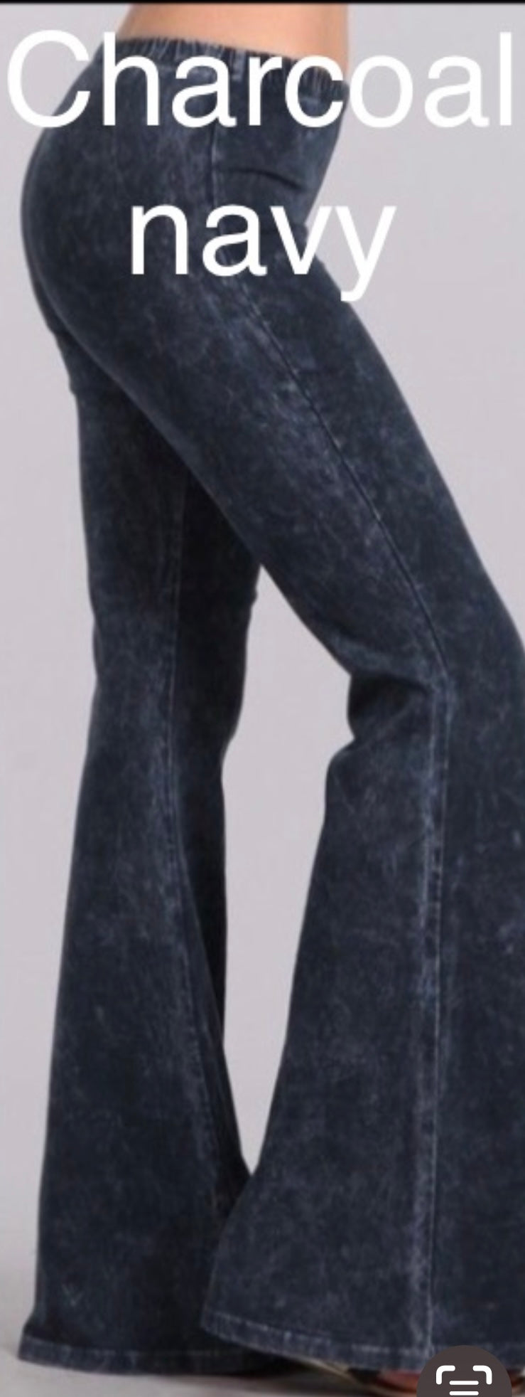 Plus Softy Flares - Charcoal/Navy