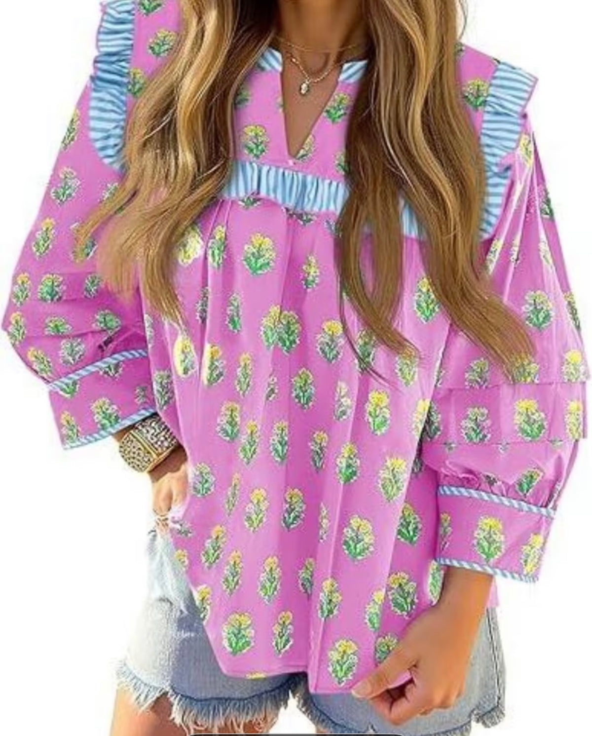 Floral Babydoll Top