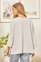 Comfy Ribbed Tunic