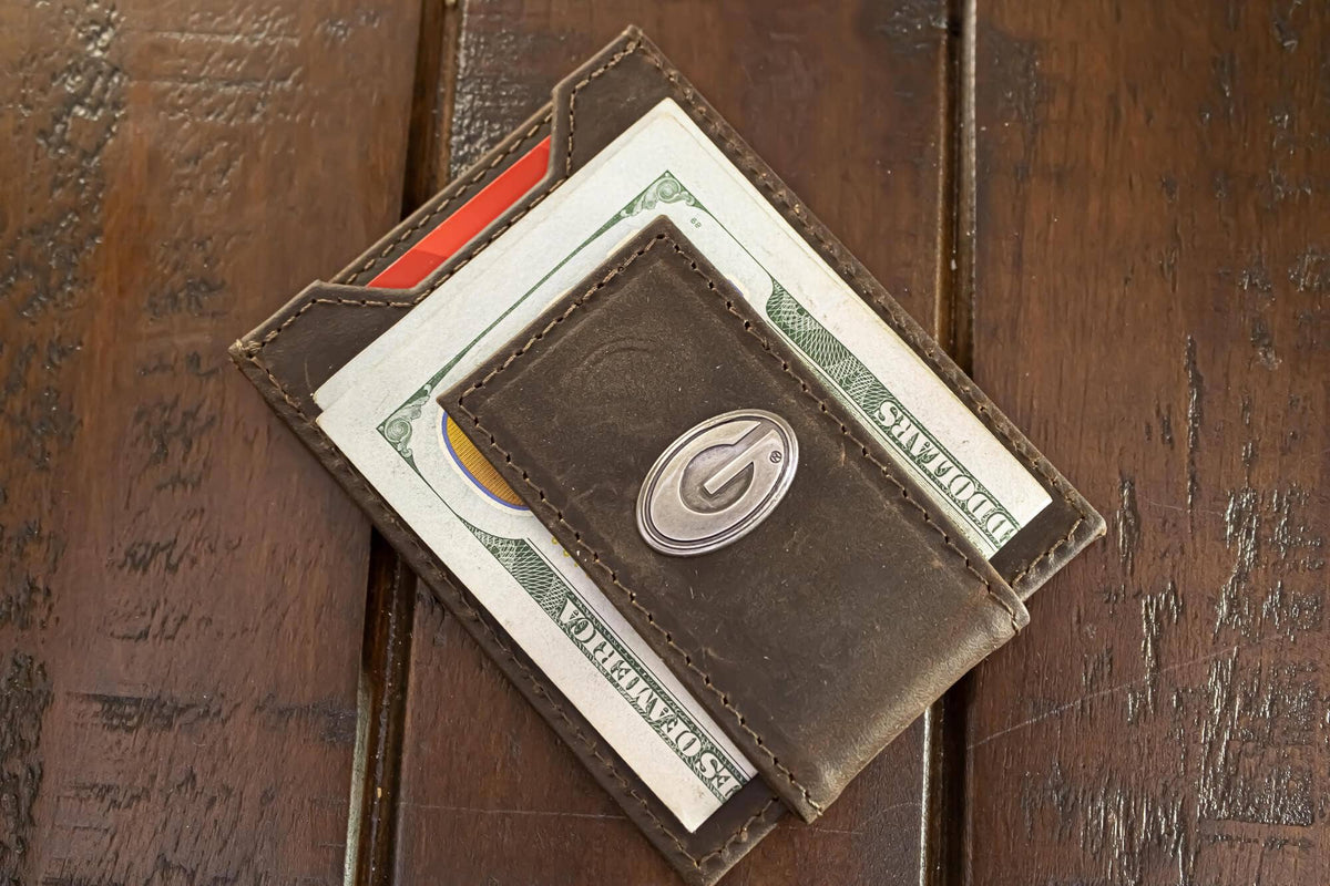 Zep-Pro Leather Magnetic Wallet - Georgia