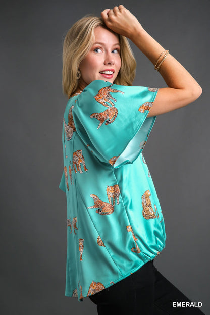Animal Print Emerald
