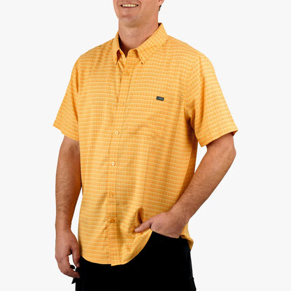 AFTCO Dorsal SS Button Down Beacon