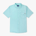 AFTCO SS Button Down Palomar Pastel Turquoise