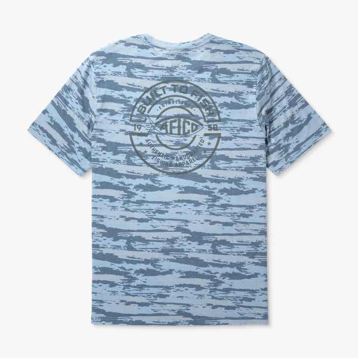 AFTCO SS Ocean Bound Sand Grouper Camo