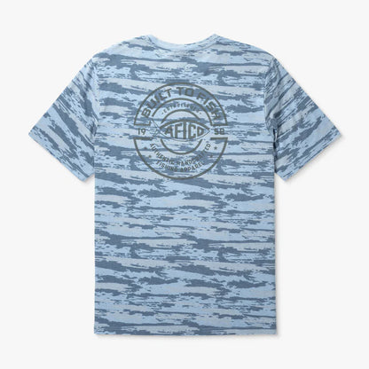 AFTCO SS Ocean Bound Sand Grouper Camo
