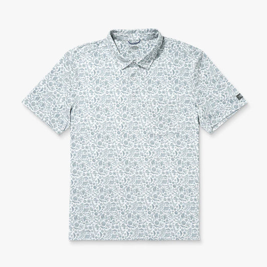 AFTCO Qualifier Polo Oyster Grey