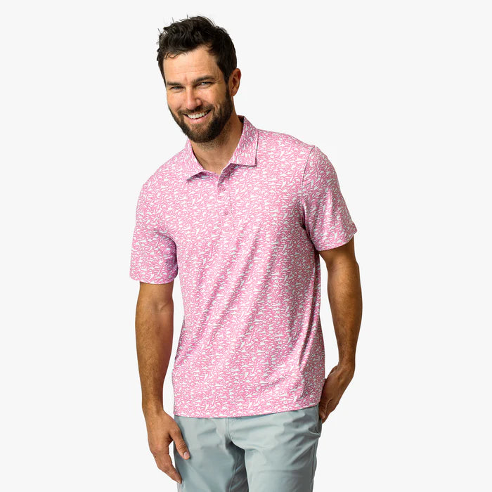AFTCO Boatbar Polo Wild Rose