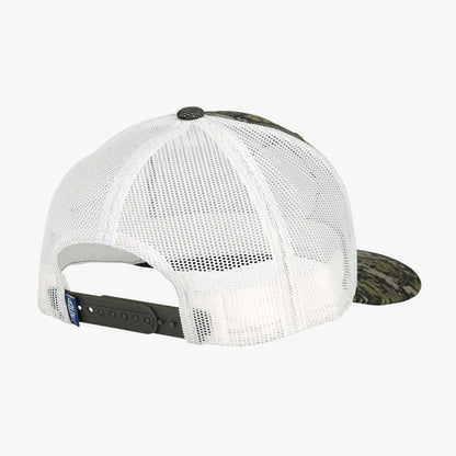 AFTCO Hat Bass Patch Trucker Camo Green
