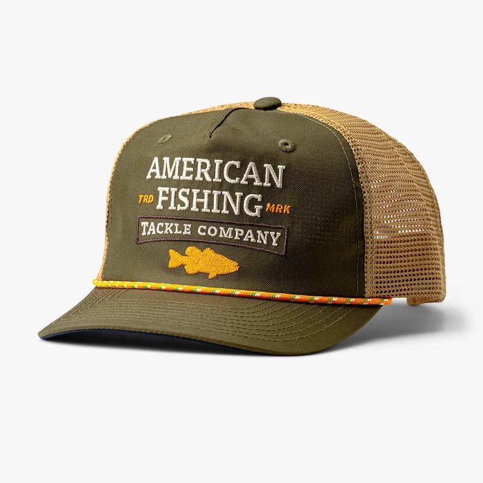 AFTCO Brackish Fishing Trucker Hat Olive