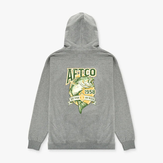 AFTCO Framed Bass Sweatshirt Graphite Heather