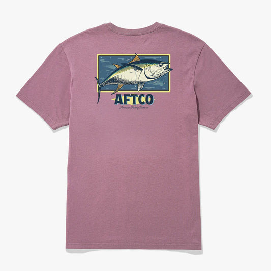 AFTCO SS TShirt Reflective Mauve