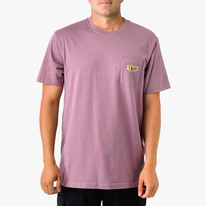 AFTCO SS TShirt Reflective Mauve