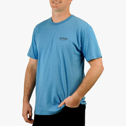 AFTCO SS TShirt Azure