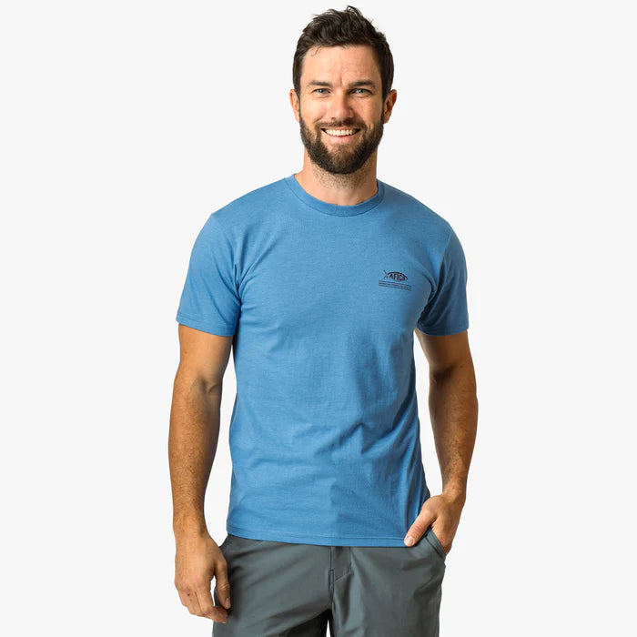 AFTCO SS T-Shirt Grass Flat