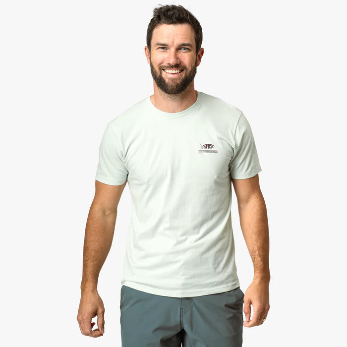 AFTCO SS T-Shirt Grass Flat