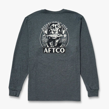 AFTCO LS Tee On The Road Charcoal