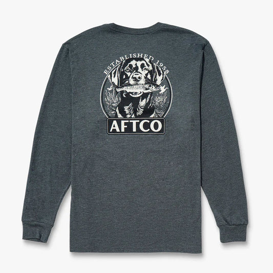 AFTCO LS Tee On The Road Charcoal
