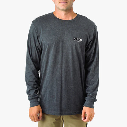 AFTCO LS Tee On The Road Charcoal