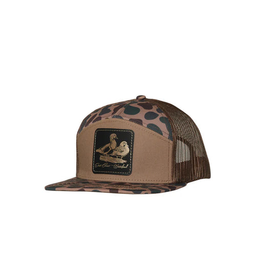 ECW Old School Delta 7 Panel Cypress Woodie Patch Hat