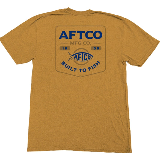 AFTCO T-Shirt Certified Honey Heather