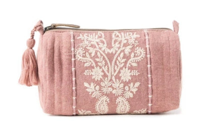 Myra Victorian Lace Legacy Clutch Bag In Pink