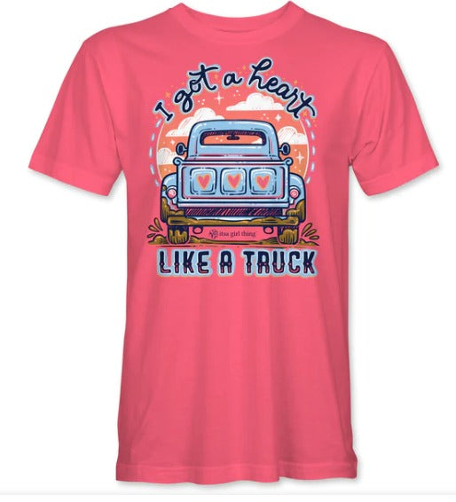 It's A Girl Thing Youth Heart Like A Truck Tee