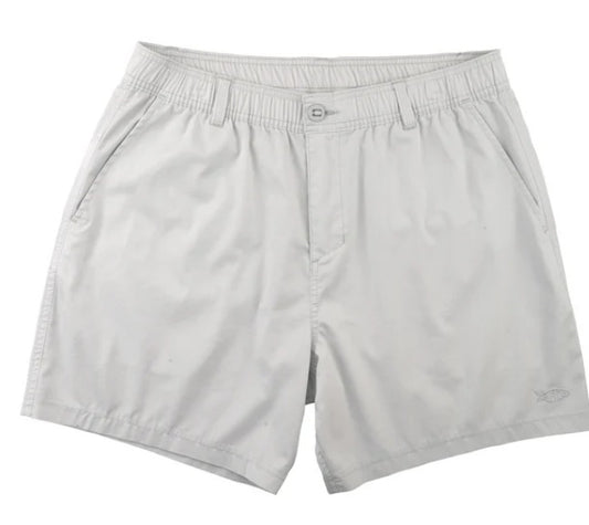 AFTCO Landlocked Shorts 6" Oyster Gray