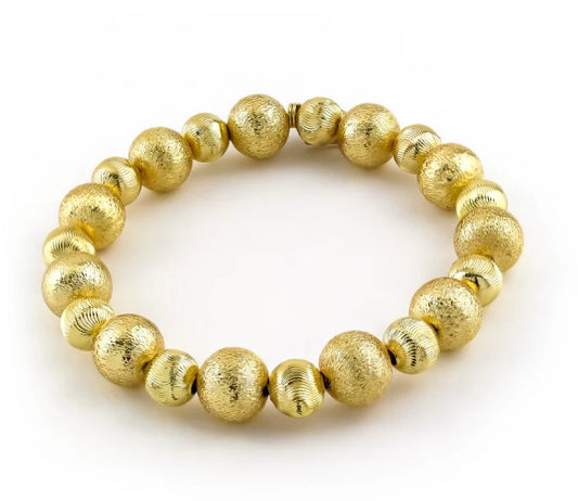 Erimish Pom Bracelet Gold