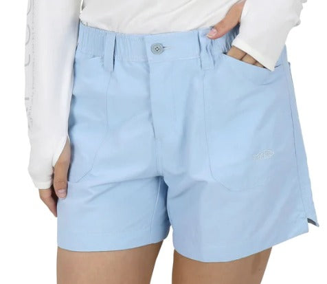 AFTCO Women’s Shorts 5" Sky Blue