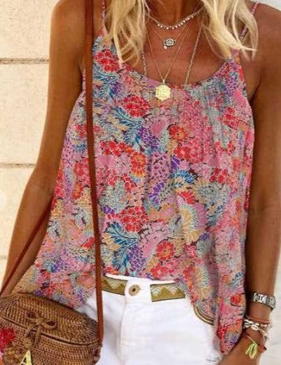 Vibrant Floral Tank