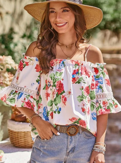 Floral Off Shoulder Top