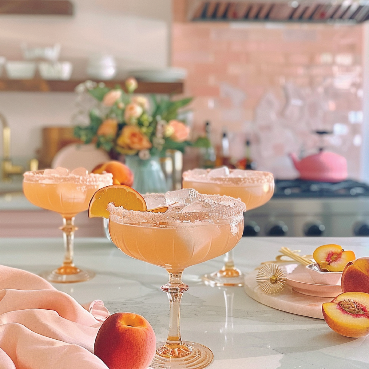 Natural Peach Margarita - Mixer